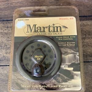 Martin Model 65 Single Action Fly Reel Made in USA